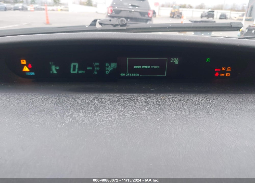 2011 TOYOTA PRIUS TWO VIN: JTDKN3DU2B0285828