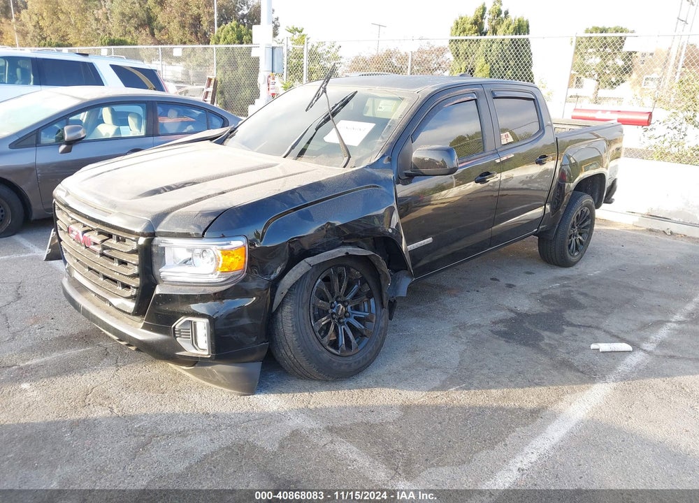 2022 GMC CANYON 2WD SHORT BOX ELEVATION VIN: 1GTG5CEN5N1278464