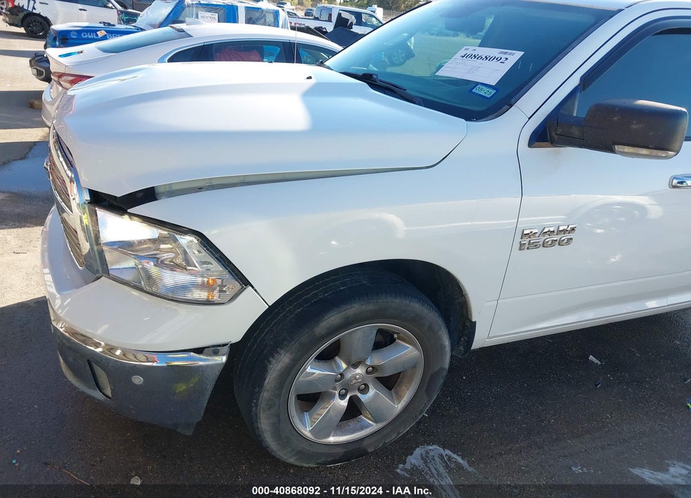 2016 RAM 1500 LONE STAR VIN: 1C6RR6LG8GS327020