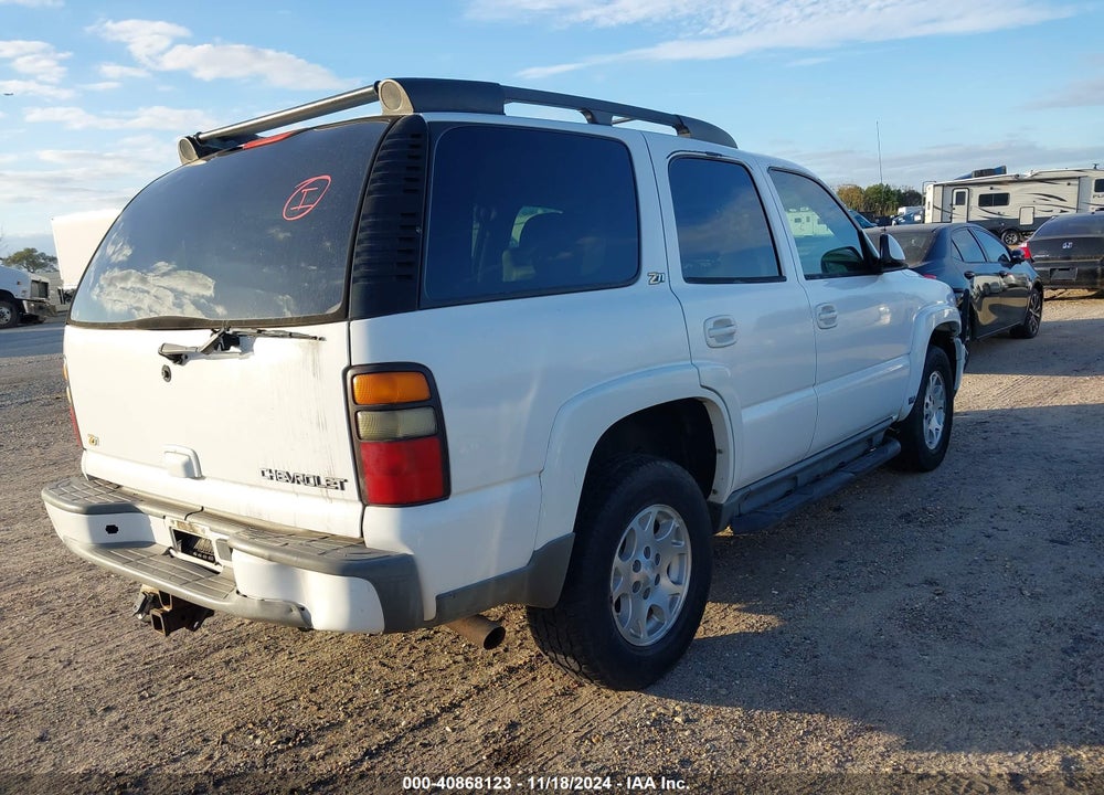 2004 CHEVROLET TAHOE Z71 VIN: 1GNEK13Z14R181831