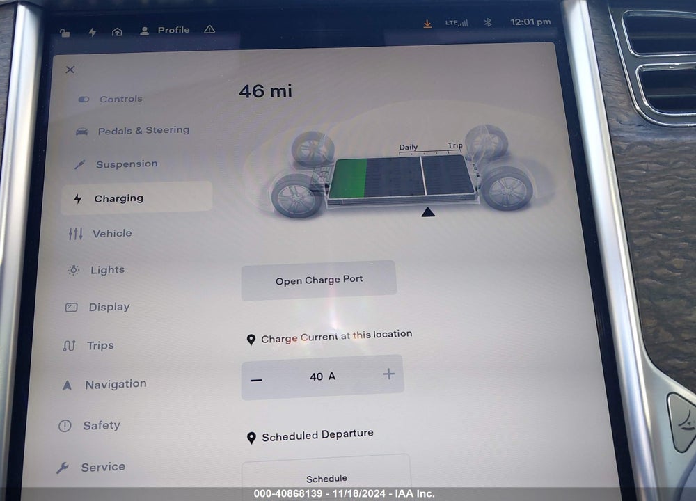 2013 TESLA MODEL S VIN: 5YJSA1AC7DFP10637