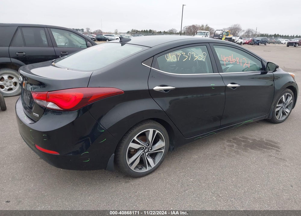 2014 HYUNDAI ELANTRA LIMITED VIN: KMHDH4AE1EU090556