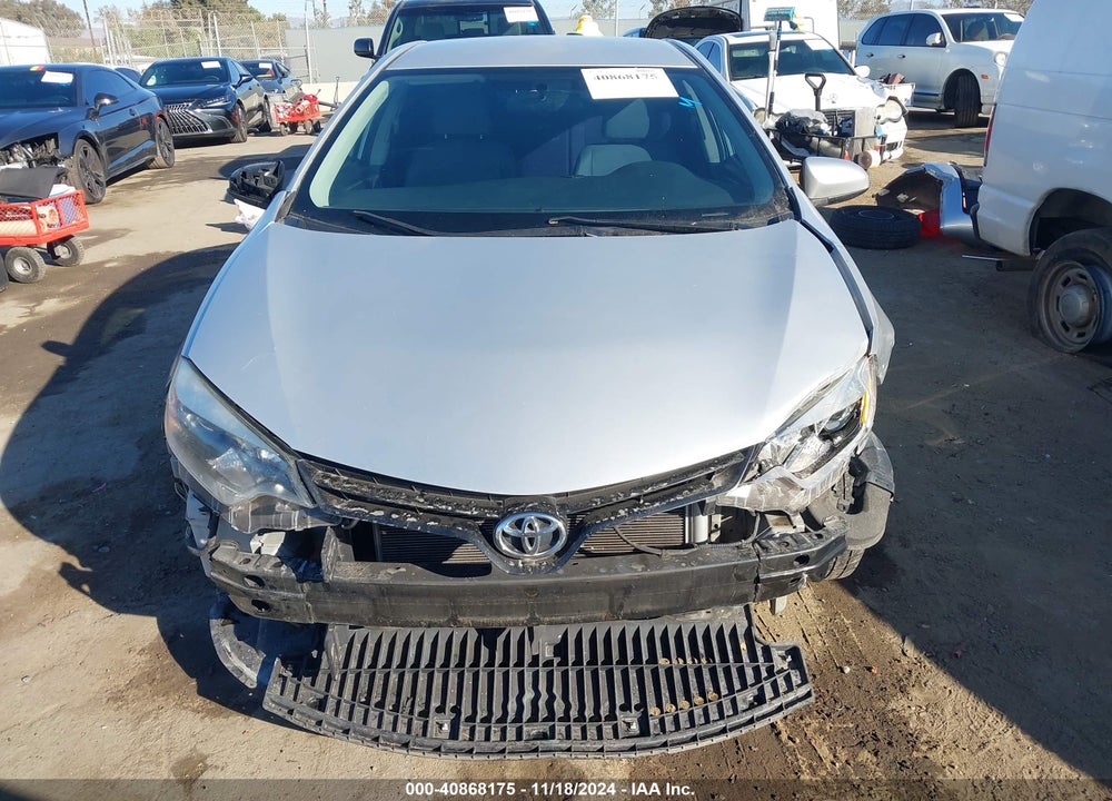 2016 TOYOTA COROLLA L VIN: 5YFBURHE1GP519513