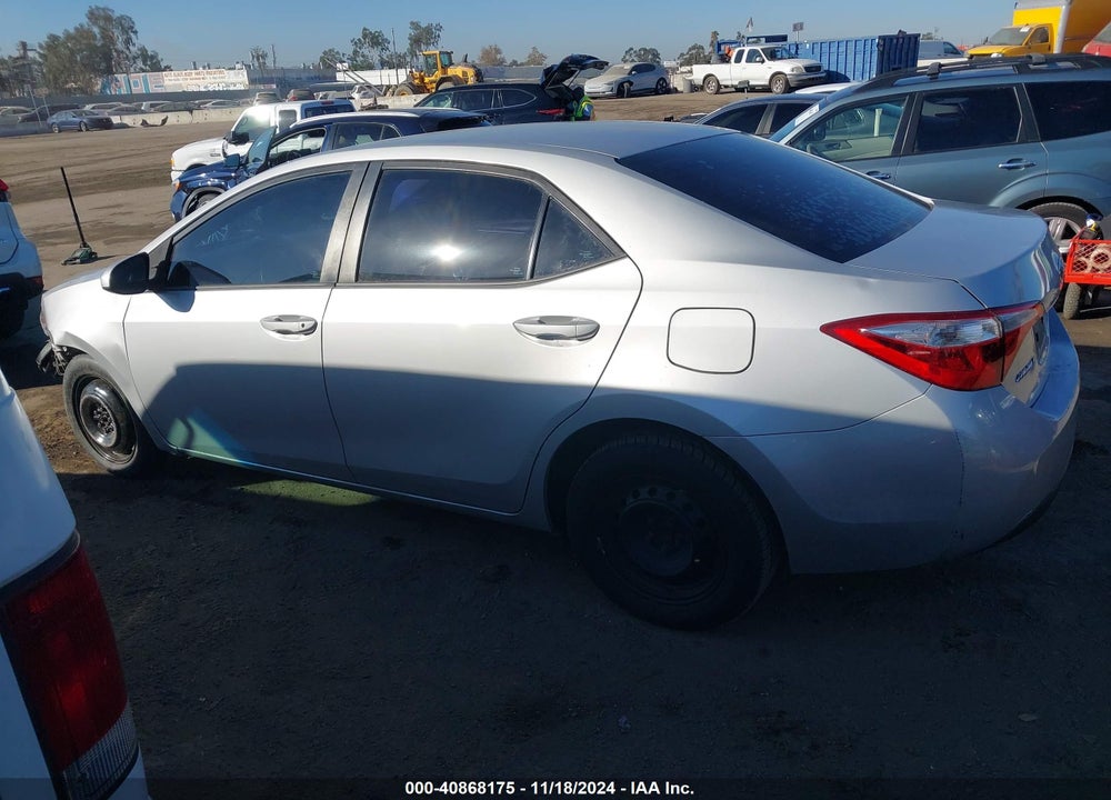 2016 TOYOTA COROLLA L VIN: 5YFBURHE1GP519513