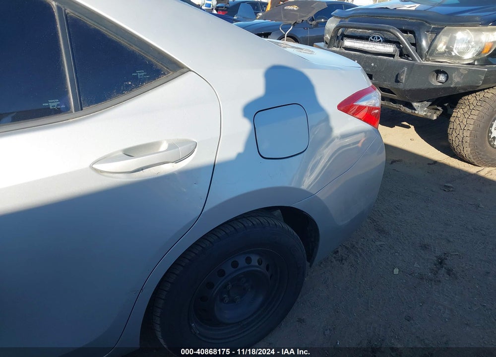 2016 TOYOTA COROLLA L VIN: 5YFBURHE1GP519513