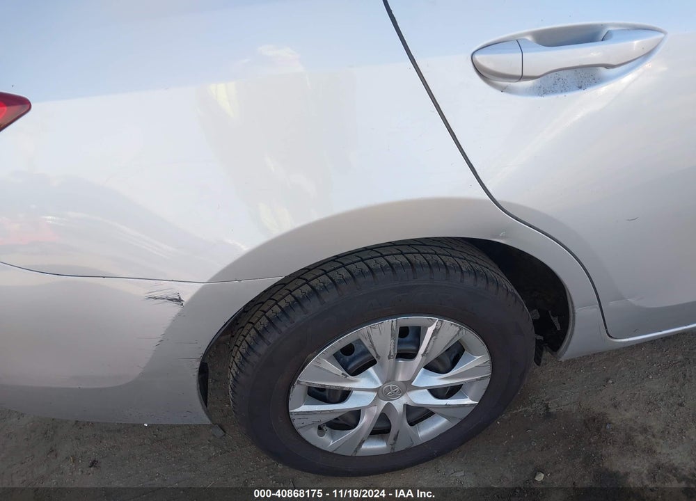 2016 TOYOTA COROLLA L VIN: 5YFBURHE1GP519513