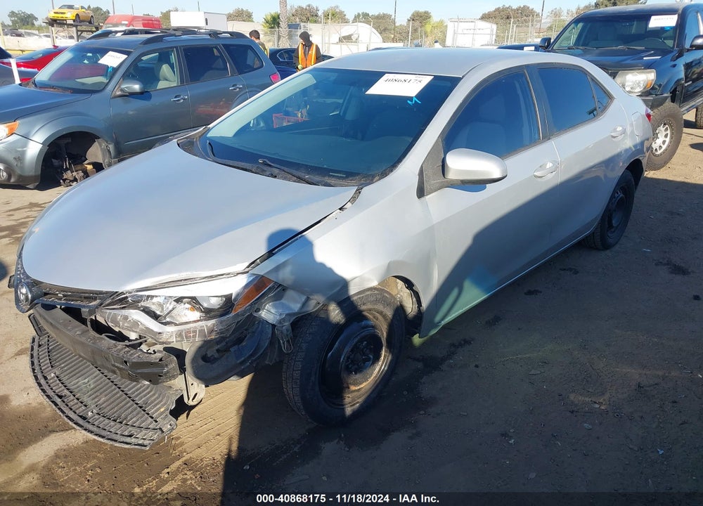 2016 TOYOTA COROLLA L VIN: 5YFBURHE1GP519513