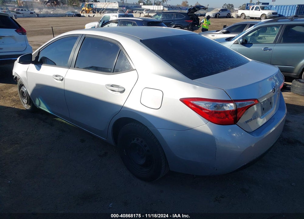 2016 TOYOTA COROLLA L VIN: 5YFBURHE1GP519513