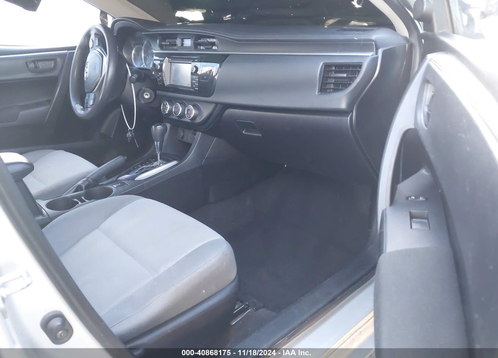2016 TOYOTA COROLLA L VIN: 5YFBURHE1GP519513