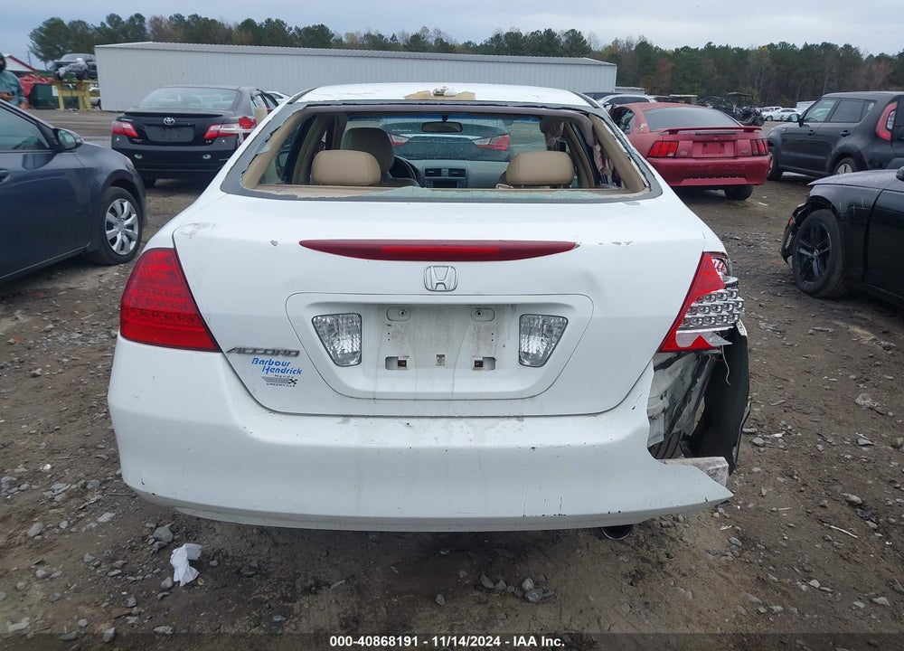 2007 HONDA ACCORD 2.4 EX VIN: 1HGCM56857A078324