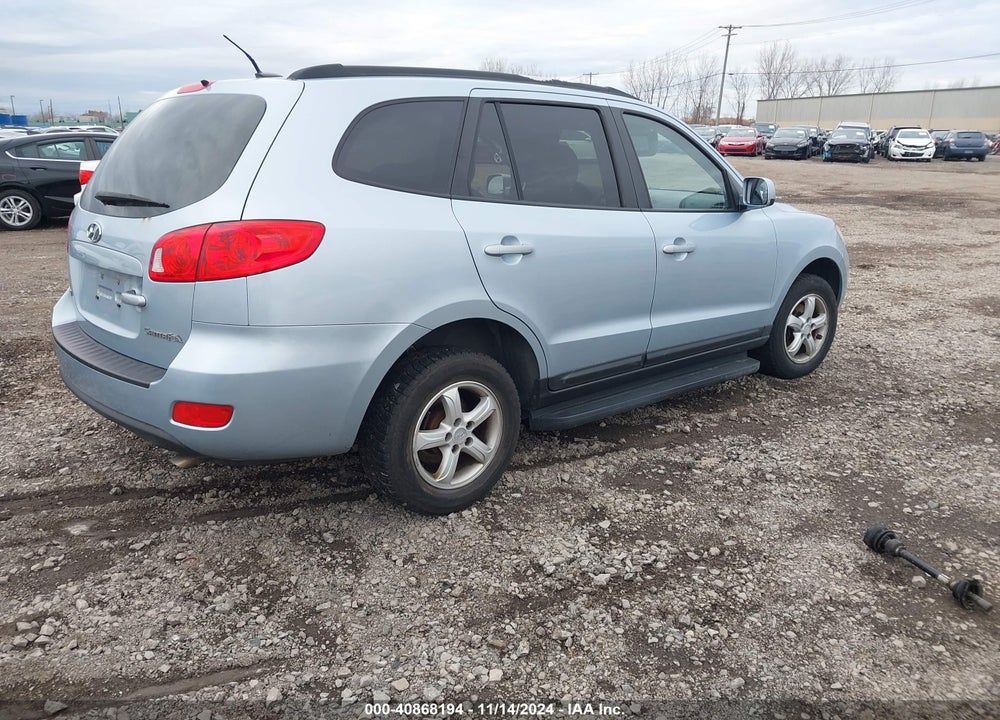 2008 HYUNDAI SANTA FE GLS VIN: 5NMSG13D98H140357