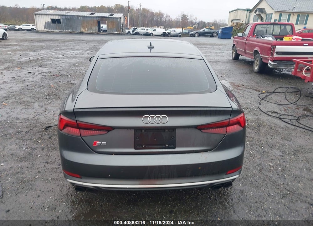 2018 AUDI S5 3.0T PREMIUM PLUS VIN: WAUC4CF57JA041563