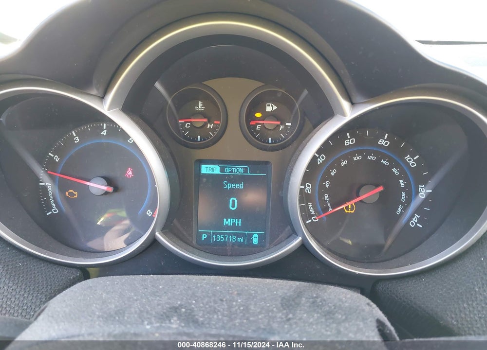 2013 CHEVROLET CRUZE LT VIN: 1G1PK5SB5D7197919
