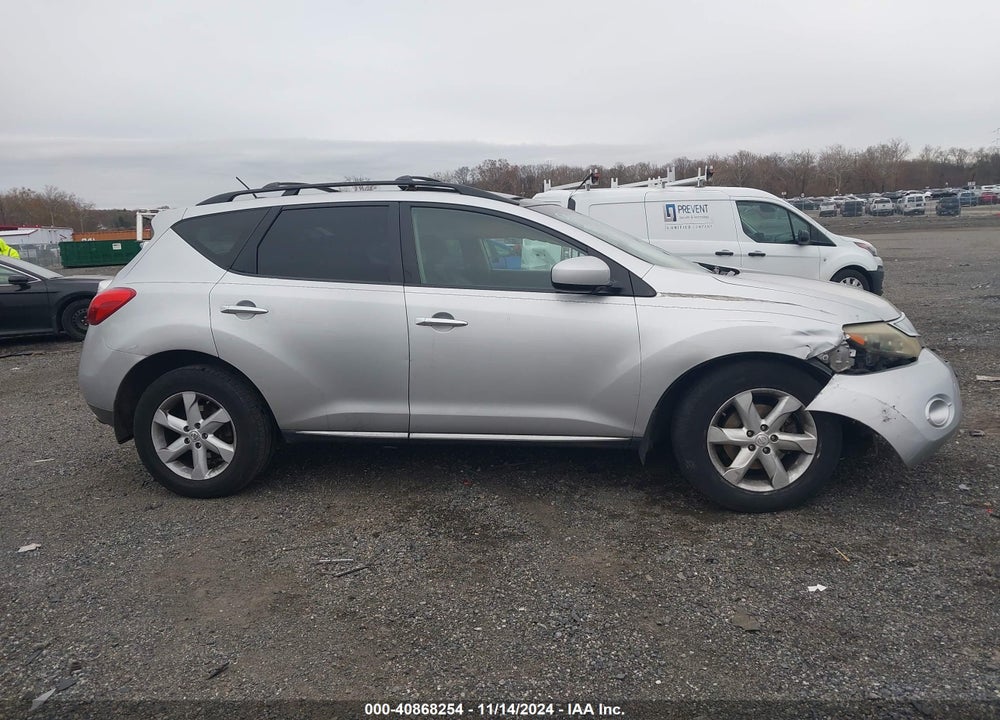2009 NISSAN MURANO SL VIN: JN8AZ18W39W109446