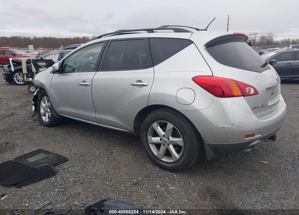 2009 NISSAN MURANO SL VIN: JN8AZ18W39W109446