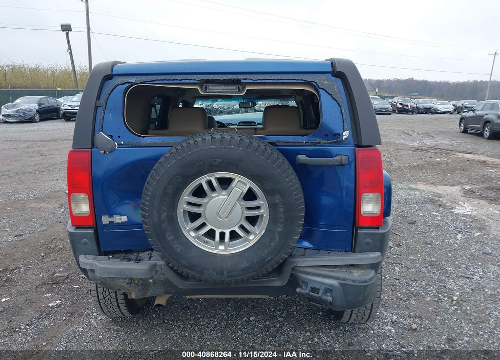 2006 HUMMER H3 SUV VIN: 5GTDN136X68301175