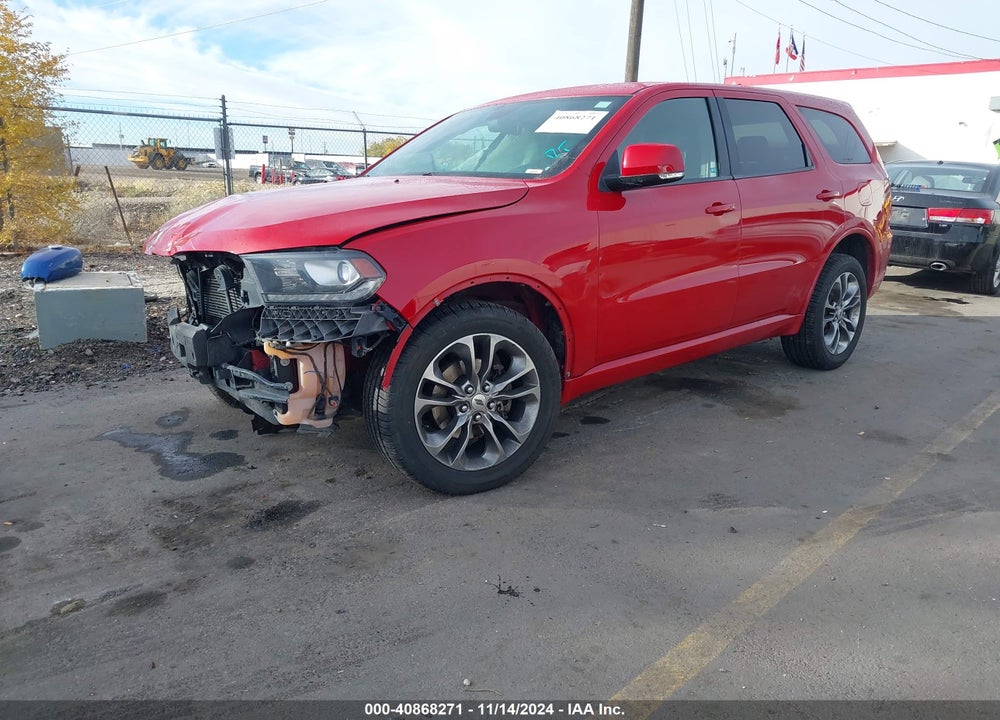 2019 DODGE DURANGO GT PLUS AWD VIN: 1C4RDJDG5KC722574