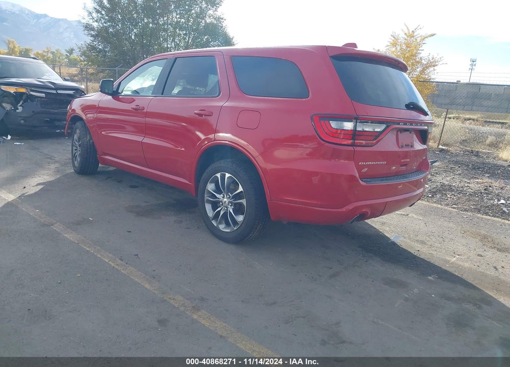 2019 DODGE DURANGO GT PLUS AWD VIN: 1C4RDJDG5KC722574