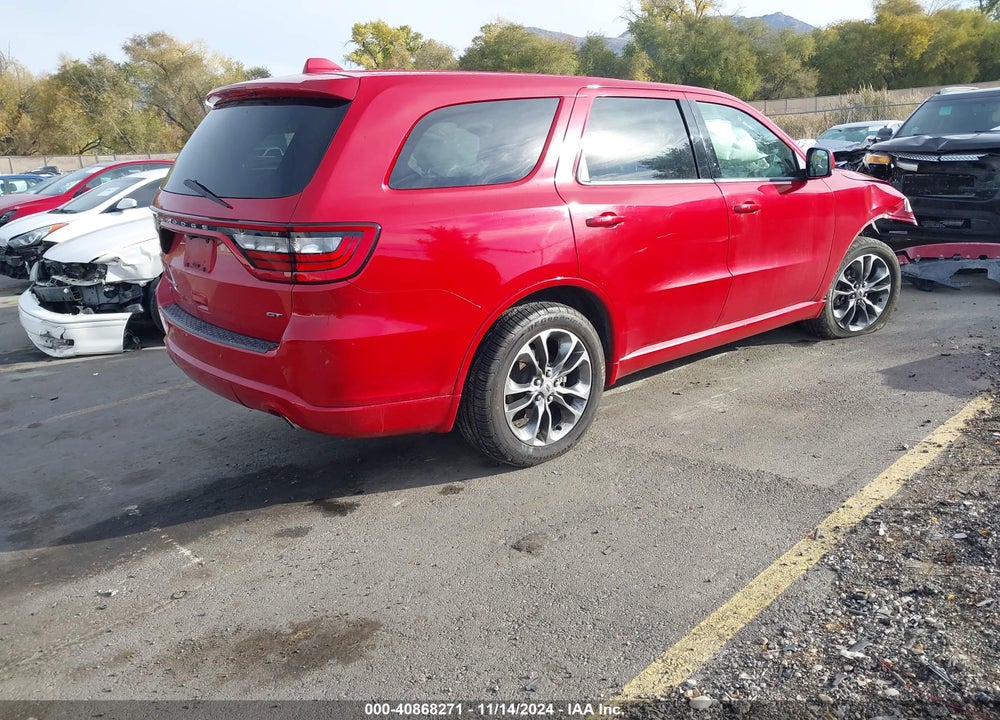 2019 DODGE DURANGO GT PLUS AWD VIN: 1C4RDJDG5KC722574