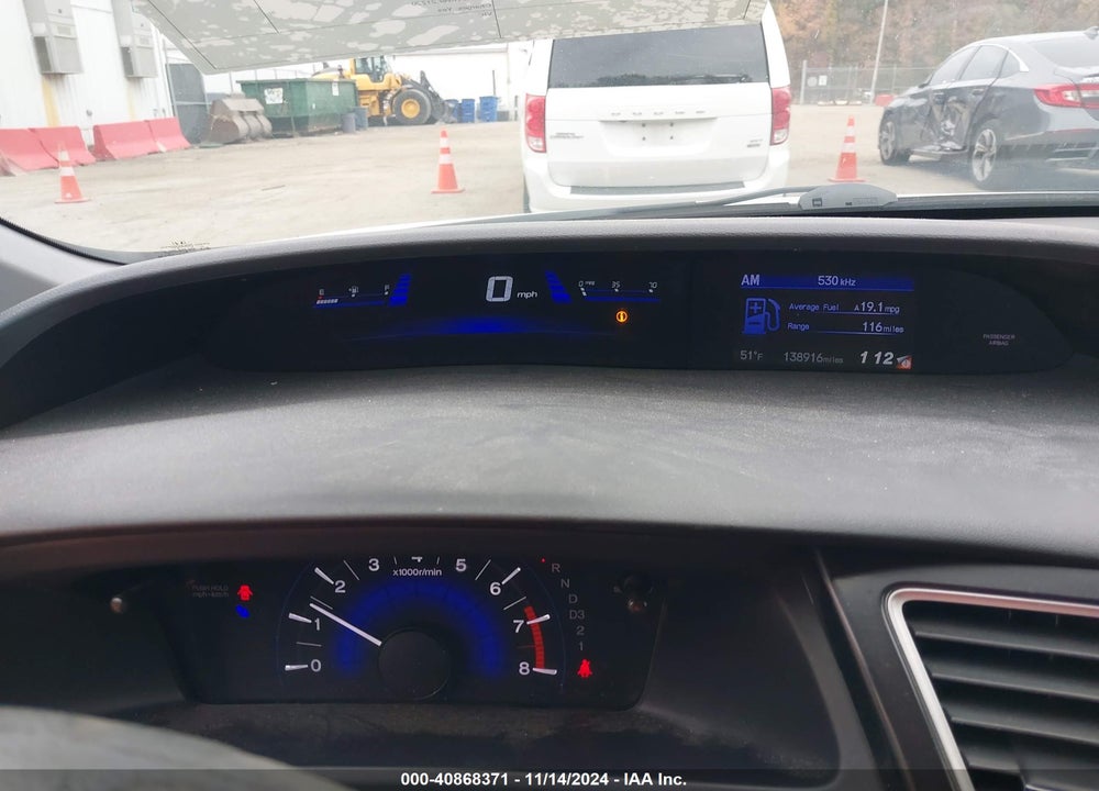 2013 HONDA CIVIC LX VIN: 2HGFB2F55DH595529