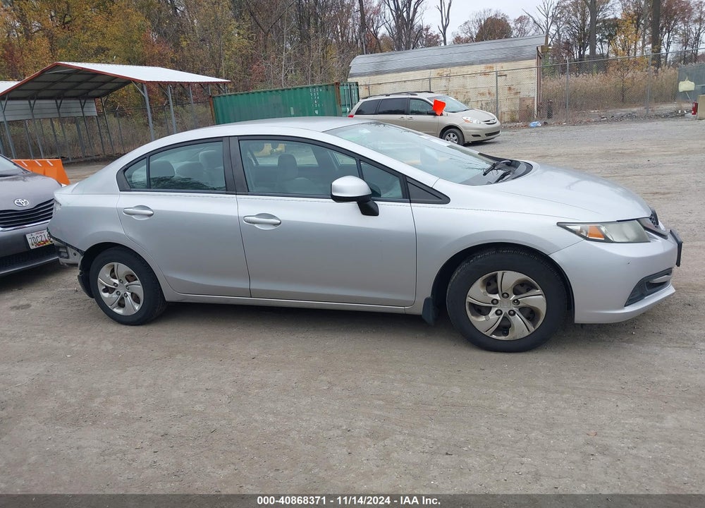 2013 HONDA CIVIC LX VIN: 2HGFB2F55DH595529