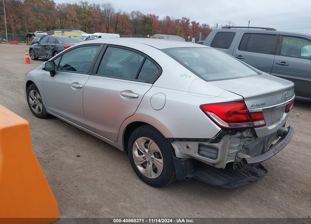 2013 HONDA CIVIC LX VIN: 2HGFB2F55DH595529