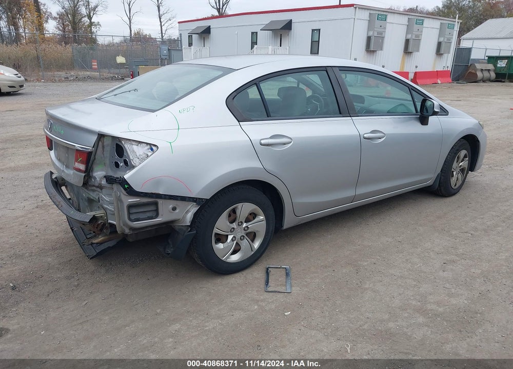 2013 HONDA CIVIC LX VIN: 2HGFB2F55DH595529