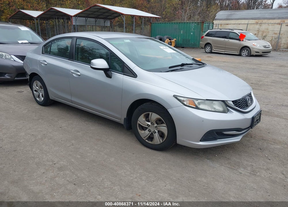 2013 HONDA CIVIC LX VIN: 2HGFB2F55DH595529
