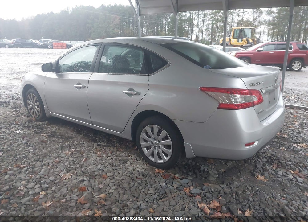 2015 NISSAN SENTRA S VIN: 3N1AB7AP9FY229040