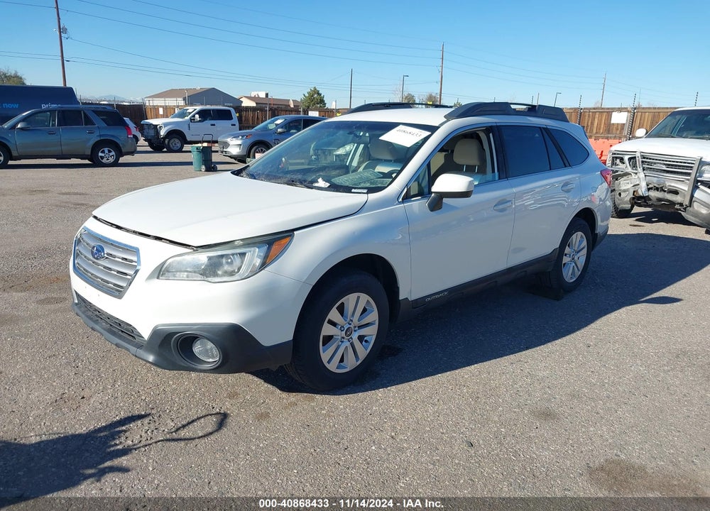 2016 SUBARU OUTBACK 2.5I PREMIUM VIN: 4S4BSACC8G3298395