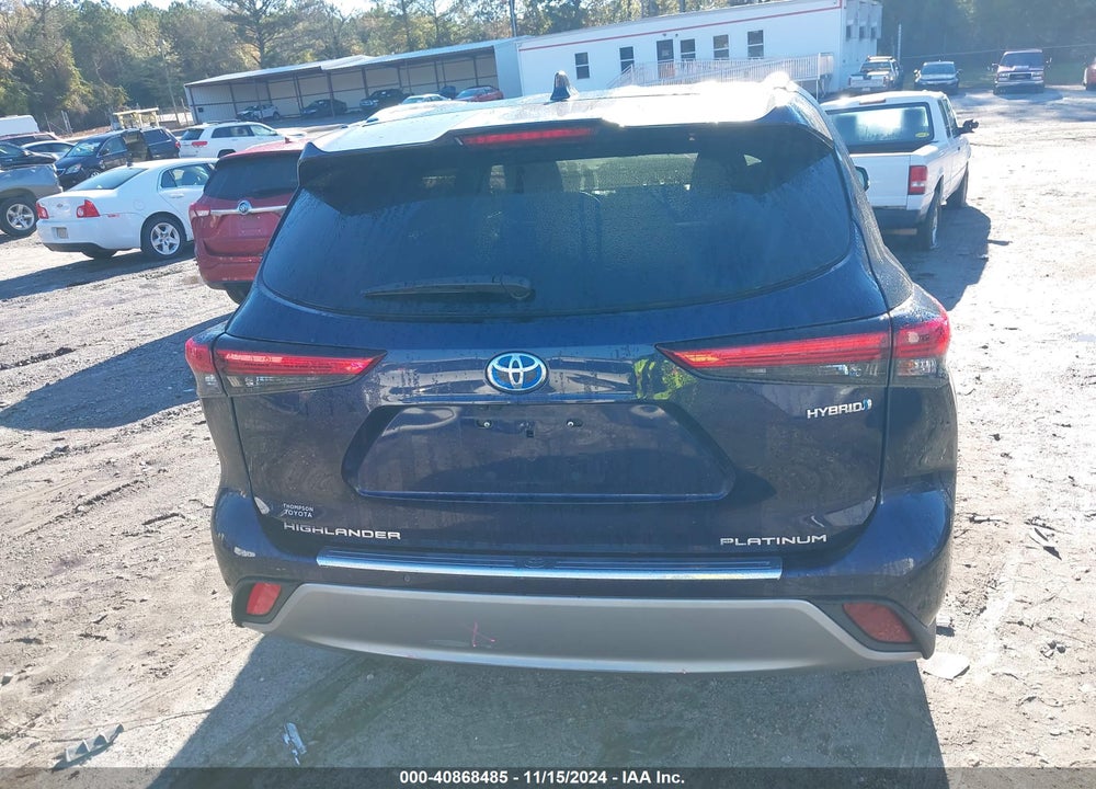 2021 TOYOTA HIGHLANDER HYBRID PLATINUM VIN: 5TDEBRCH1MS015082