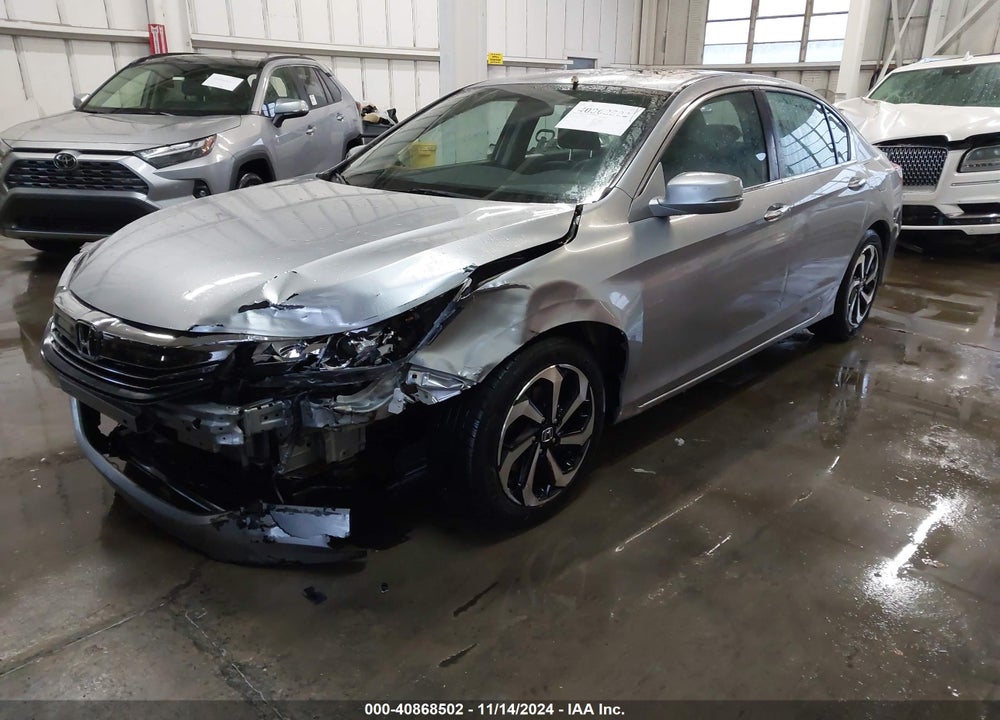 2016 HONDA ACCORD EX VIN: 1HGCR2F7XGA096938
