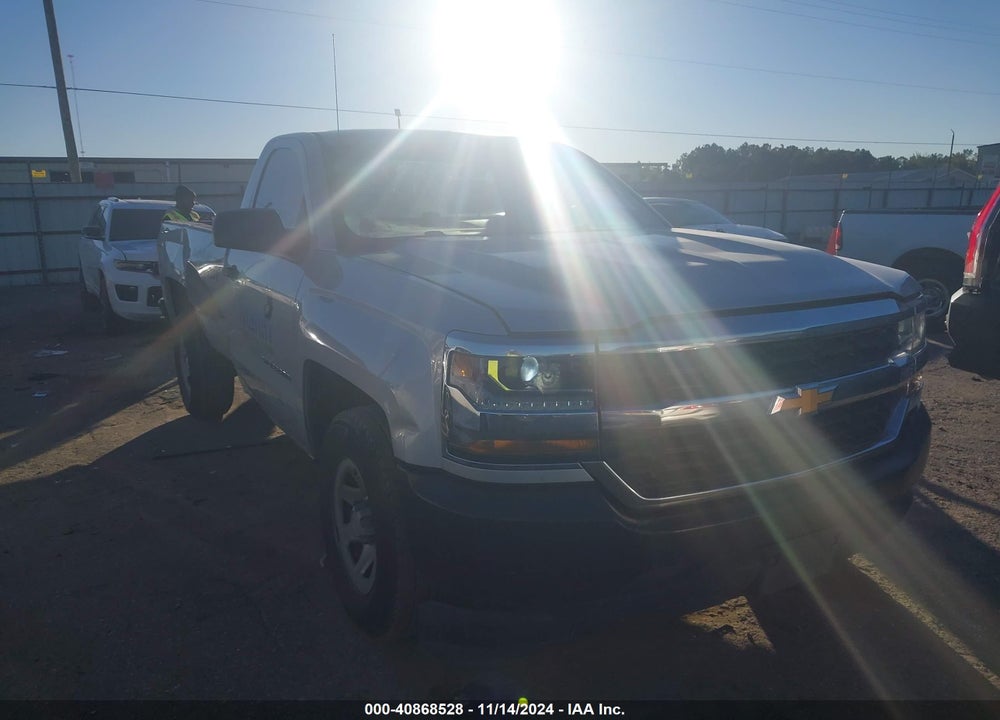 2018 CHEVROLET SILVERADO 1500 WORK TRUCK VIN: 1GCNCNEC7JZ293454