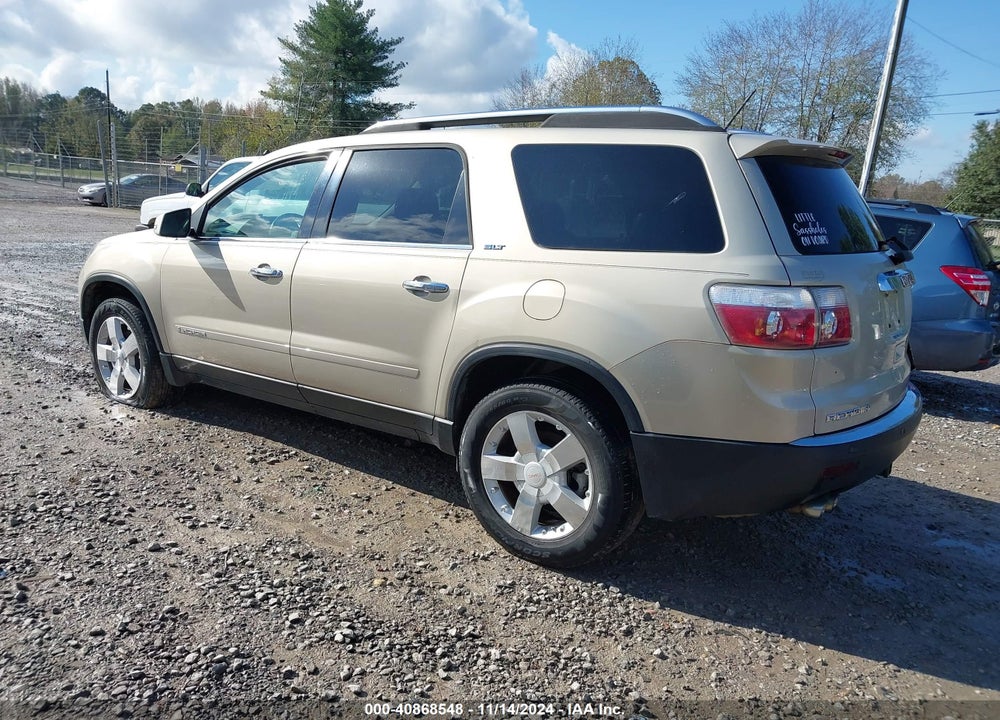 2008 GMC ACADIA SLT-2 VIN: 1GKER33778J242347
