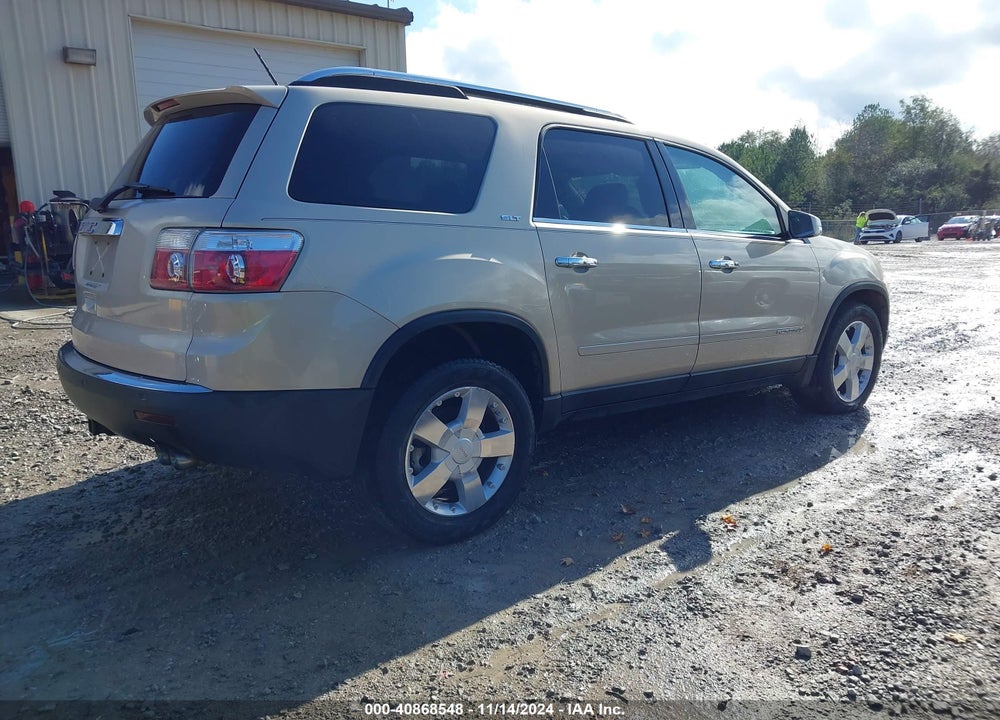 2008 GMC ACADIA SLT-2 VIN: 1GKER33778J242347