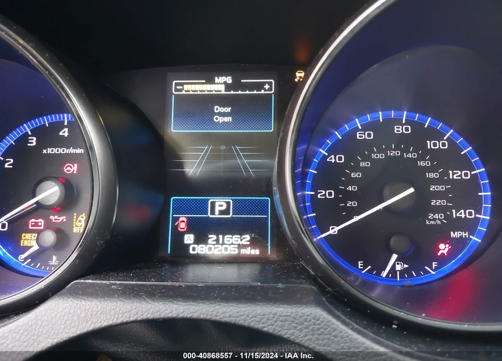 2017 SUBARU LEGACY VIN: 4S3BNAF64H3046260