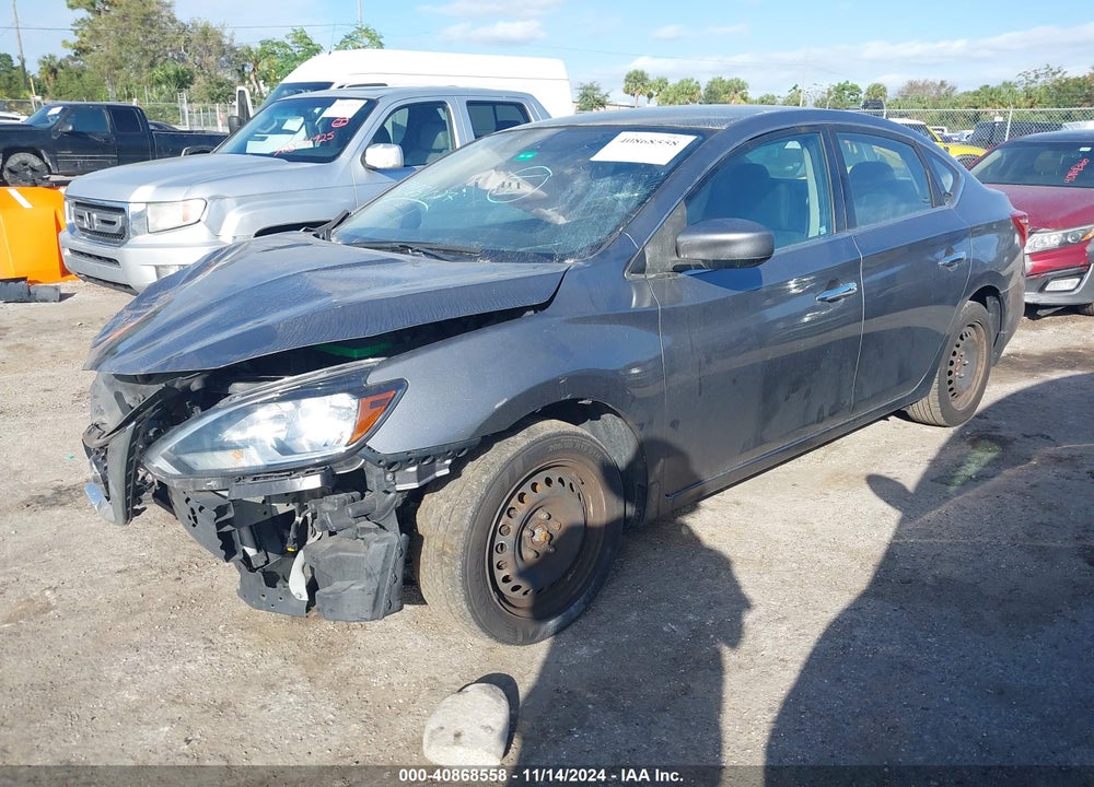 2017 NISSAN SENTRA SV VIN: 3N1AB7AP2HY392101