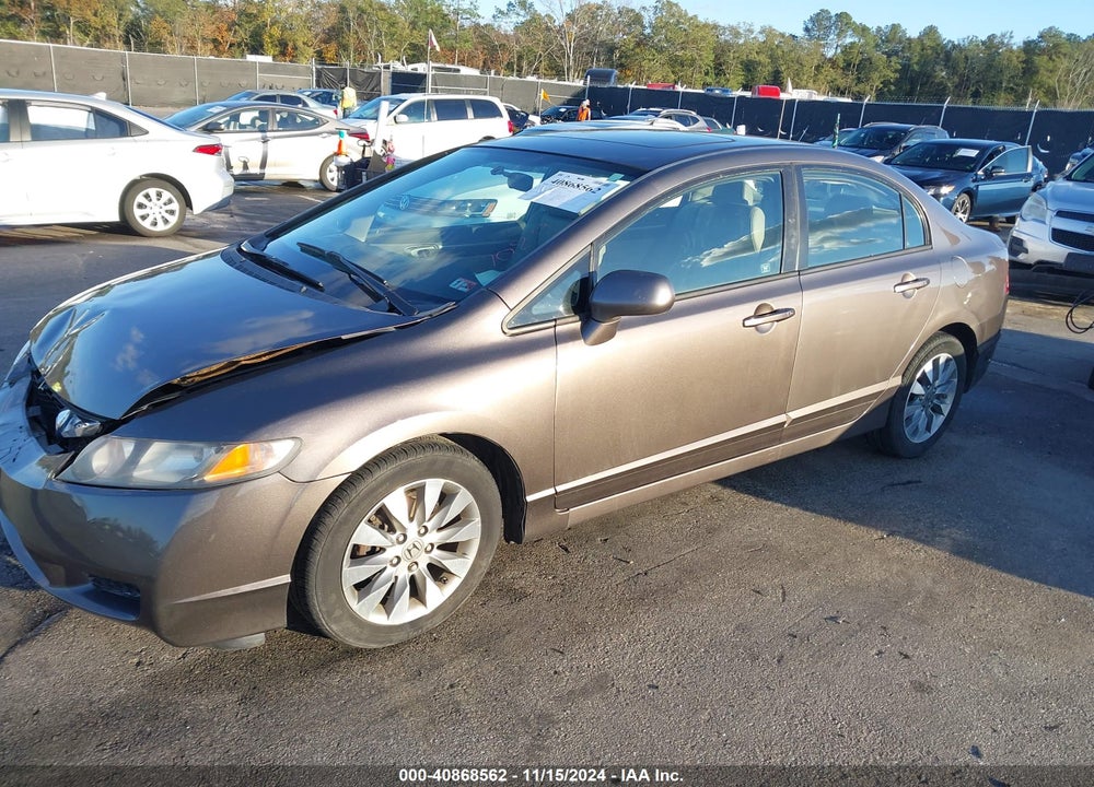 2010 HONDA CIVIC EX-L VIN: 2HGFA1F9XAH511622