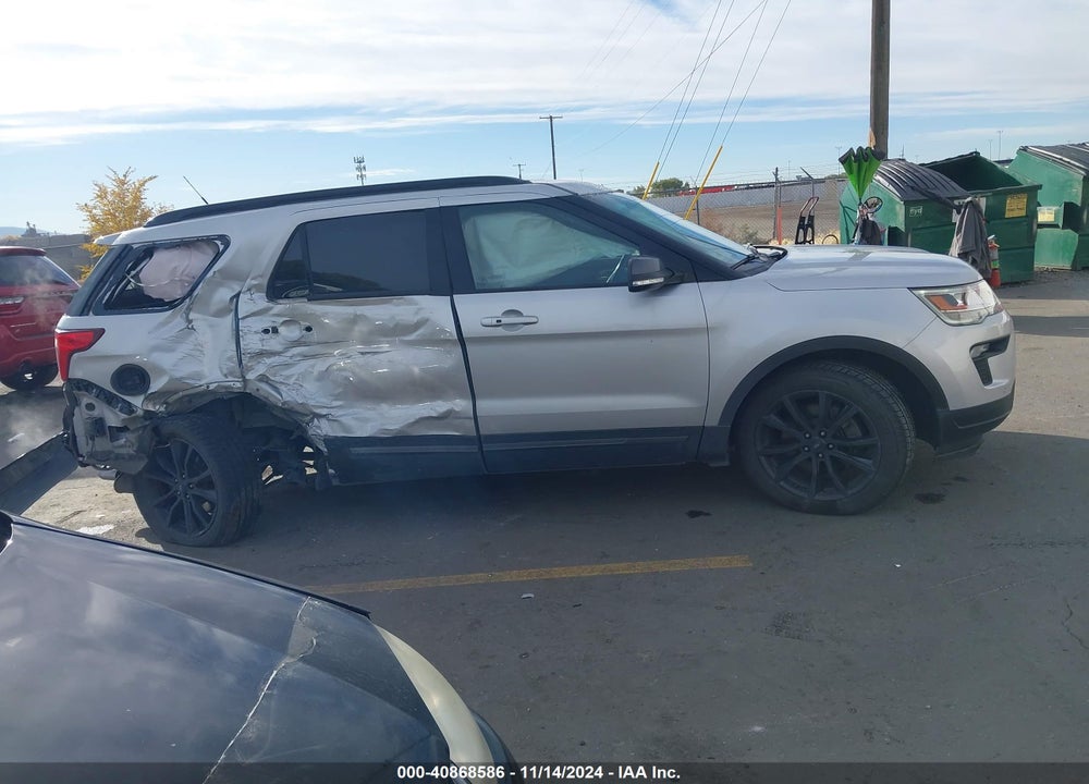 2018 FORD EXPLORER XLT VIN: 1FM5K8D87JGC86285