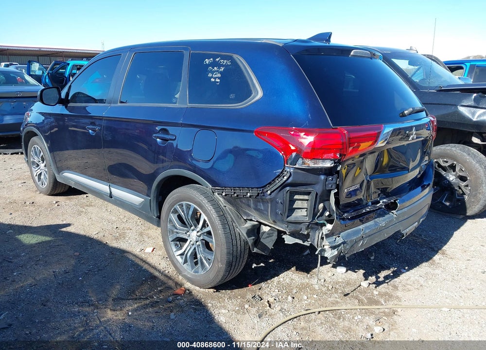 2018 MITSUBISHI OUTLANDER ES VIN: JA4AD2A31JJ003847