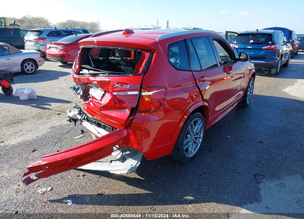 2017 BMW X3 XDRIVE35I VIN: 5UXWX7C34H0U44044