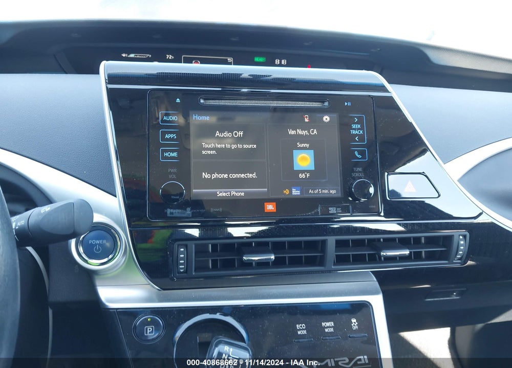 2017 TOYOTA MIRAI VIN: JTDBVRBD4HA001687