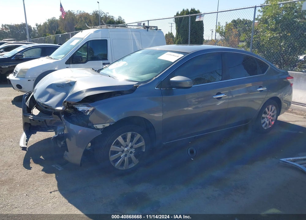 2015 NISSAN SENTRA SV VIN: 3N1AB7APXFL696545