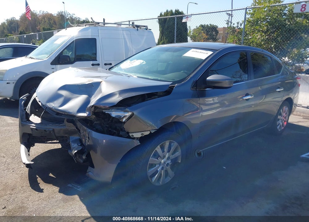 2015 NISSAN SENTRA SV VIN: 3N1AB7APXFL696545