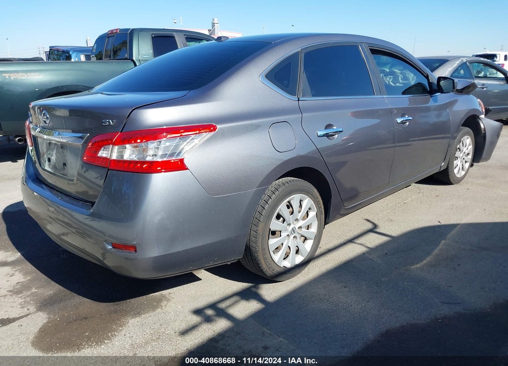 2015 NISSAN SENTRA SV VIN: 3N1AB7APXFL696545