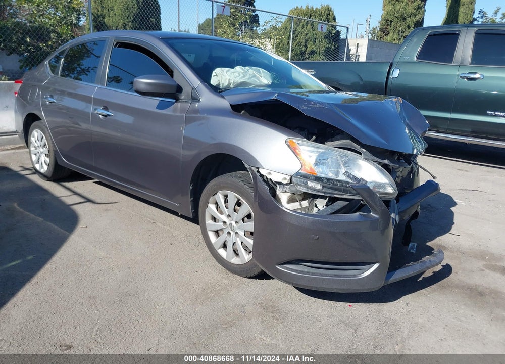 2015 NISSAN SENTRA SV VIN: 3N1AB7APXFL696545