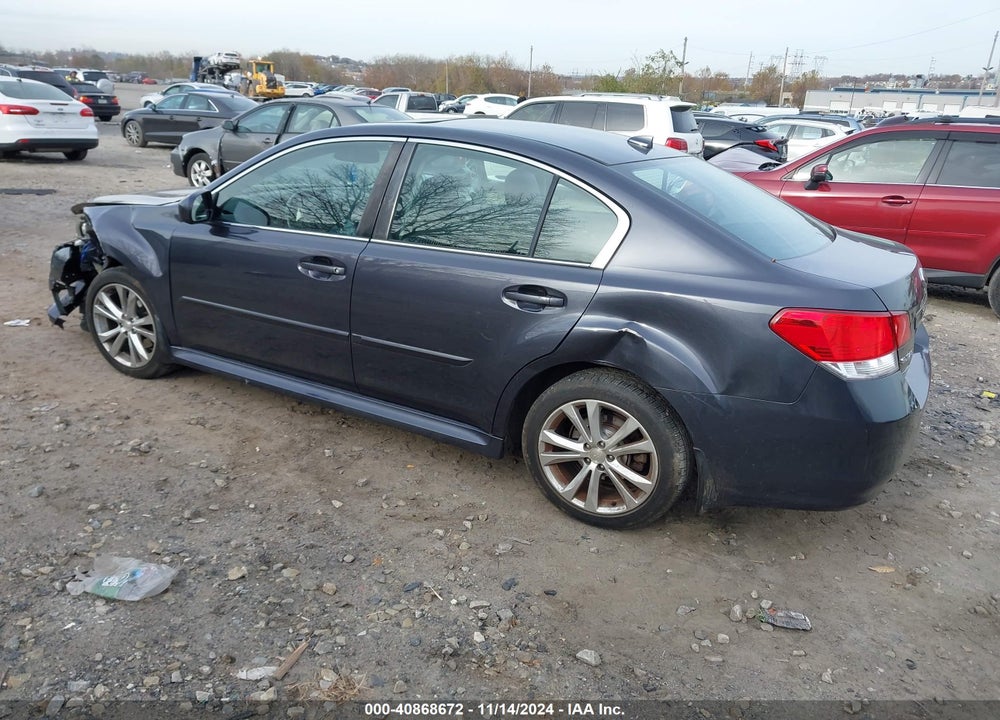 2013 SUBARU LEGACY 2.5I LIMITED VIN: 4S3BMBL67D3021117