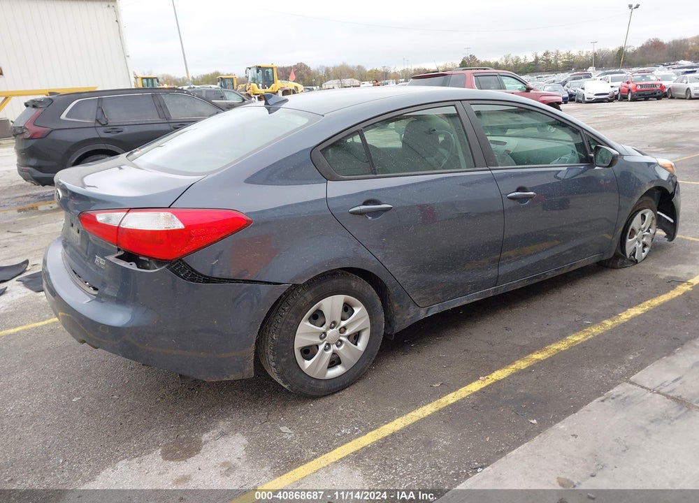 2016 KIA FORTE LX VIN: KNAFK4A67G5571199