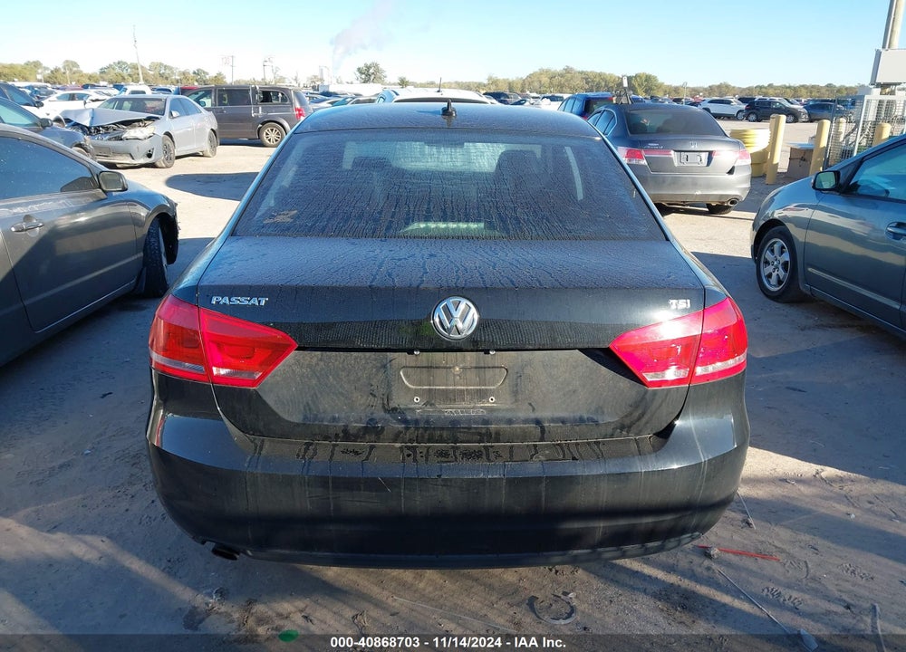 2015 VOLKSWAGEN PASSAT 1.8T LIMITED EDITION VIN: 1VWAT7A36FC119608