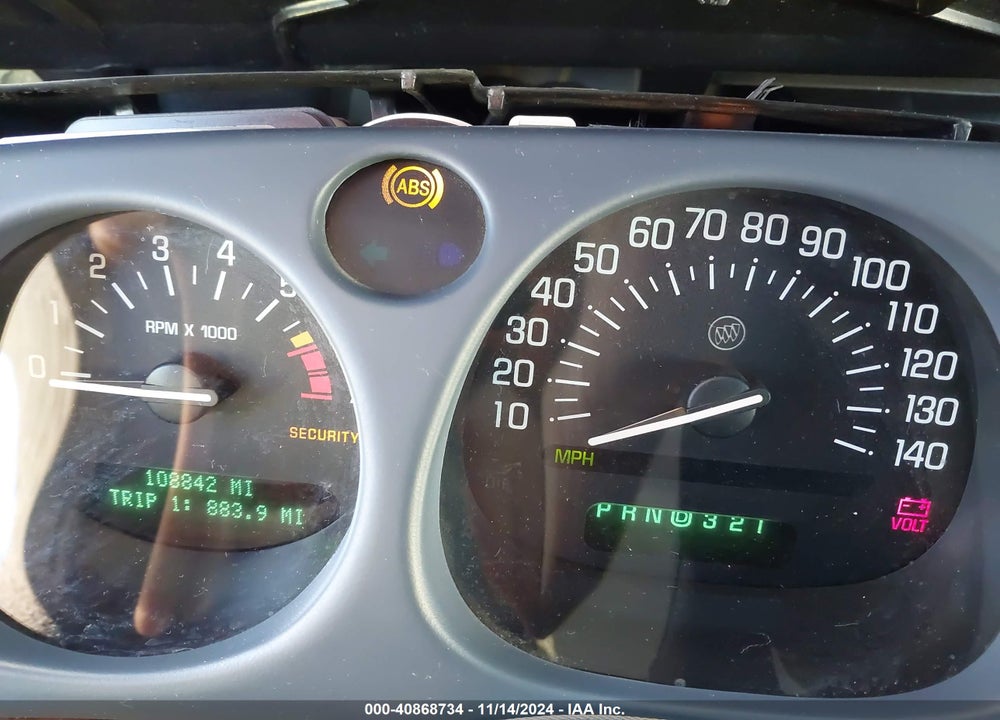 2001 BUICK LESABRE CUSTOM VIN: 1G4HP54K214155579